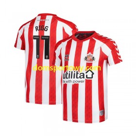 Koszulka Sunderland Chris Rigg 11 Domowe Koszulki Piłkarskie 2024-2025 Krótki Rękaw